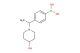 (4-(1-(4-hydroxypiperidin-1-yl)ethyl)phenyl)boronic acid
