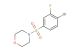 4-((4-bromo-3-fluorophenyl)sulfonyl)morpholine