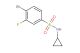 4-bromo-N-cyclopropyl-3-fluorobenzenesulfonamide