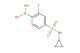 (4-(N-cyclopropylsulfamoyl)-2-fluorophenyl)boronic acid