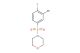 4-((3-bromo-4-fluorophenyl)sulfonyl)morpholine