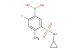 (5-(N-cyclopropylsulfamoyl)-2-fluoro-4-methylphenyl)boronic acid