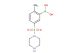 (2-methyl-5-(piperazin-1-ylsulfonyl)phenyl)boronic acid