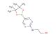 2-((5-(4,4,5,5-tetramethyl-1,3,2-dioxaborolan-2-yl)pyrimidin-2-yl)amino)ethanol
