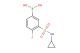 (3-(N-cyclopropylsulfamoyl)-4-fluorophenyl)boronic acid