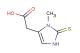 2-(3-methyl-2-thioxo-2,3-dihydro-1H-imidazol-4-yl)acetic acid