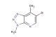 6-bromo-3,7-dimethyl-3H-[1,2,3]triazolo[4,5-b]pyridine