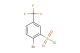 2-bromo-5-(trifluoromethyl)benzene-1-sulfonyl chloride