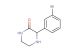 3-(3-bromophenyl) piperazine-2-one