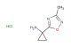 1-(3-methyl-1,2,4-oxadiazol-5-yl)cyclopropanamine hydrochloride