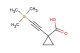 1-((trimethylsilyl)ethynyl)cyclopropanecarboxylic acid