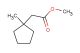 methyl 2-(1-methylcyclopentyl)acetate