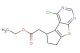 ethyl 2-(4-chloro-6,7-dihydro-5H-cyclopenta[4,5]thieno[2,3-d]pyrimidin-5-yl)acetate