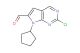 2-chloro-7-cyclopentyl-7H-pyrrolo[2,3-d]pyrimidine-6-carbaldehyde