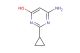 6-amino-2-cyclopropyl-pyrimidin-4-ol