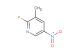 2-fluoro-3-methyl-5-nitropyridine