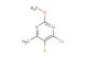 4-chloro-5-fluoro-2-methoxy-6-methylpyrimidine