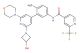 N-(3-(2-(3-hydroxyazetidin-1-yl)-6-morpholinopyridin-4-yl)-4-methylphenyl)-2-(trifluoromethyl)isonicotinamide