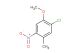 1-chloro-2-methoxy-5-methyl-4-nitro-benzene
