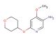 4-methoxy-6-((tetrahydro-2H-pyran-4-yl)oxy)pyridin-3-amine