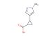 2-(1-methyl-1H-pyrazol-4-yl)cyclopropanecarboxylic acid