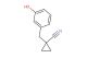 1-(3-hydroxybenzyl)cyclopropanecarbonitrile