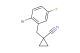 1-(2-bromo-5-fluorobenzyl)cyclopropanecarbonitrile