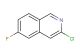 3-chloro-6-fluoroisoquinoline