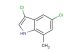 3,5-dichloro-7-methyl-1H-indole