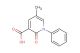 5-methyl-2-oxo-1-phenyl-1,2-dihydropyridine-3-carboxylic acid