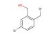 (5-bromo-2-(bromomethyl)phenyl)methanol