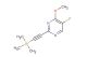 5-fluoro-4-methoxy-2-((trimethylsilyl)ethynyl)pyrimidine