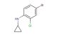 4-bromo-2-chloro-N-cyclopropylaniline