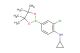 2-chloro-N-cyclopropyl-4-(4,4,5,5-tetramethyl-1,3,2-dioxaborolan-2-yl)aniline