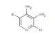 5-bromo-2-chloropyridine-3,4-diamine