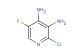2-chloro-5-fluoropyridine-3,4-diamine