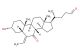 (R)-4-((3R,5R,8S,9S,10R,13R,14S,17R,E)-6-ethylidene-3-hydroxy-10,13-dimethyl-7-oxohexadecahydro-1H-cyclopenta[a]phenanthren-17-yl)pentanal