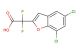 2-(5,7-dichlorobenzofuran-2-yl)-2,2-difluoroacetic acid