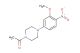 1-(4-(3-methoxy-4-nitrophenyl)piperazin-1-yl)ethanone