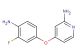 4-(4-amino-3-fluorophenoxy)pyridin-2-amine