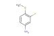 3-fluoro-4-(methylthio)aniline
