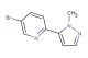 5-bromo-2-(1-methyl-1H-pyrazol-5-yl)pyridine