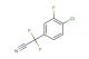 2-(4-chloro-3-fluorophenyl)-2,2-difluoroacetonitrile