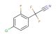 2-(4-chloro-2-fluorophenyl)-2,2-difluoroacetonitrile