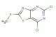 5,7-dichloro-2-(methylthio)thiazolo[4,5-d]pyrimidine