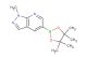 1-methyl-5-(4,4,5,5-tetramethyl-1,3,2-dioxaborolan-2-yl)-1H-pyrazolo[3,4-b]pyridine