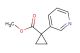 methyl 1-(pyridin-3-yl)cyclopropanecarboxylate