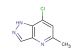 7-chloro-5-methyl-1H-pyrazolo[4,3-b]-pyridine