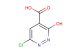 6-chloro-3-hydroxypyridazine-4-carboxylic acid