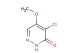 4-chloro-5-methoxypyridazin-3(2H)-one